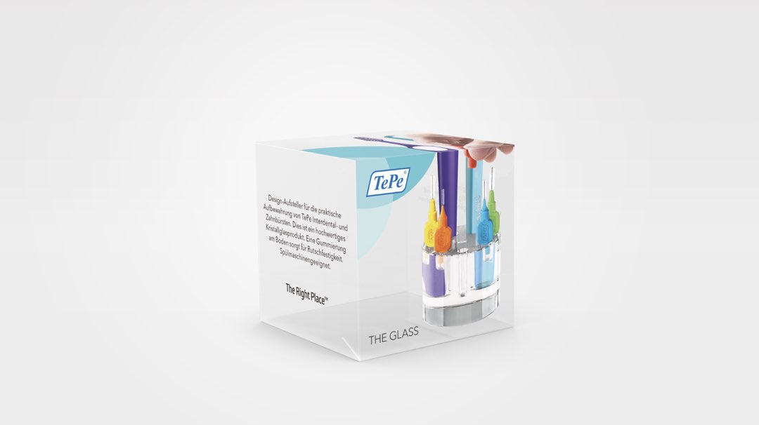 The Glass - Retail packaging design for TePe