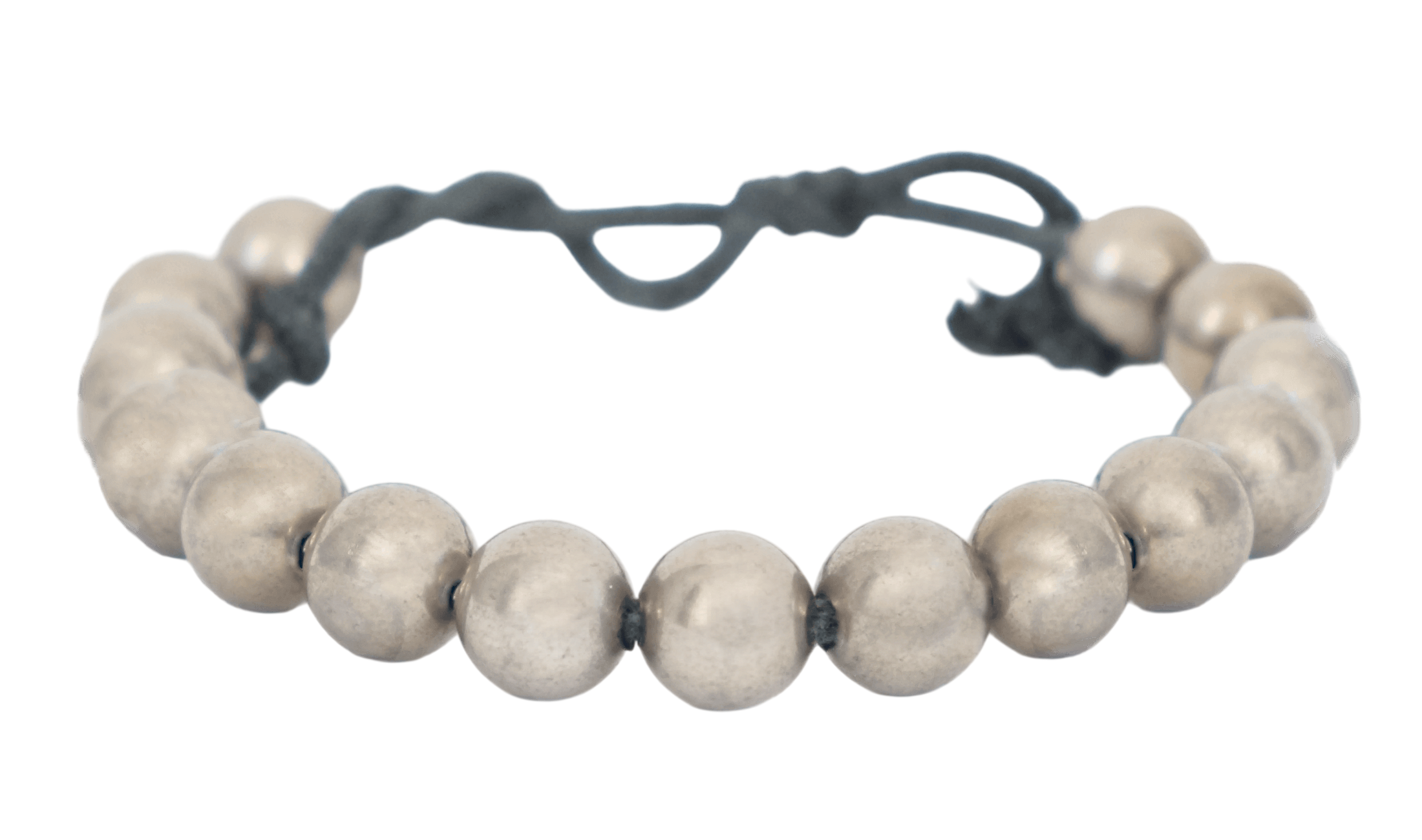 Mr. Robert - 15 titanium beads on a rope